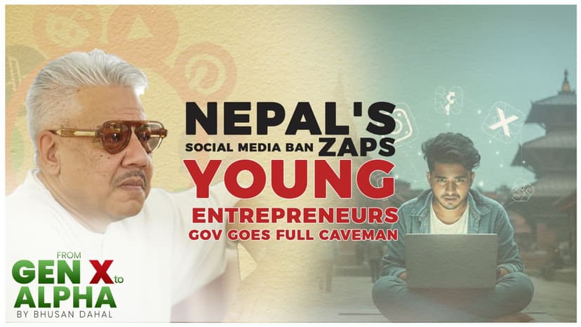 Nepal’s Social Media Ban Zaps Young Entrepreneurs, Gov Goes Full Caveman
