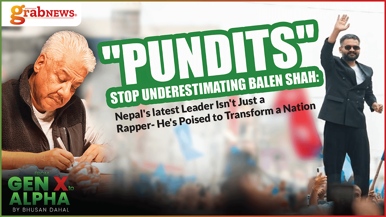 “PUNDITS” Stop Underestimating Balen Shah: Nepal’s latest Leader Isn’t Just a Rapper-He’s Poised to Transform a Nation